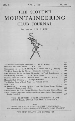 SMCJ Number 142 - Vol 24 - Apr 1951 cover
